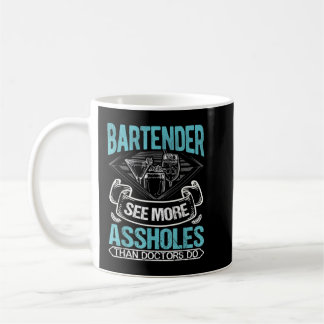 Funny Bartending Barkeeper I Shot People Waitress Koffiemok
