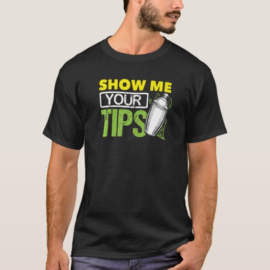 Funny Bartending Mixology Barkeeper Show T-shirt (Voorkant)