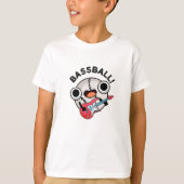 Funny Baseball Bass Guitarist Pun T-shirt (Voorkant)