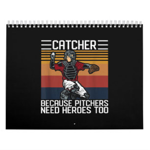 Funny Baseball Catcher  Pitchers heeft liefde nodi Kalender