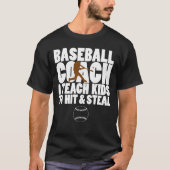 Funny Baseball Coach T-Shirt (Voorkant)