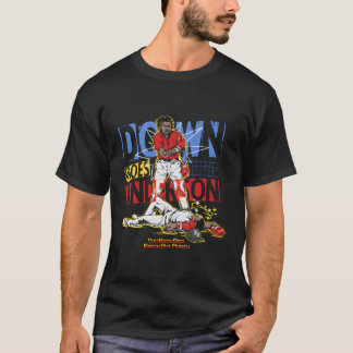 Funny Baseball Down Goes Anderson Shirt voor manne