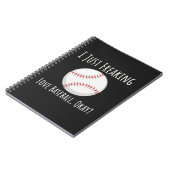 Funny Baseball Enthusiast Gifts Lover Humor Sports Notitieboek (Linkerzijde)