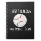 Funny Baseball Enthusiast Gifts Lover Humor Sports Notitieboek (Voorkant)