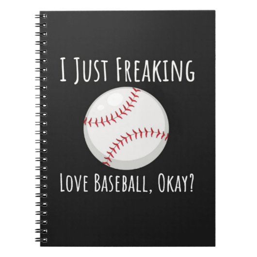 Funny Baseball Enthusiast Gifts Lover Humor Sports Notitieboek (Voorkant)