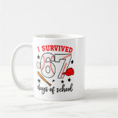 Funny Baseball I Survived 67 Days Of School Design Koffiemok (Links)