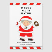 Funny Baseball-kerstkaarten (Voorkant)