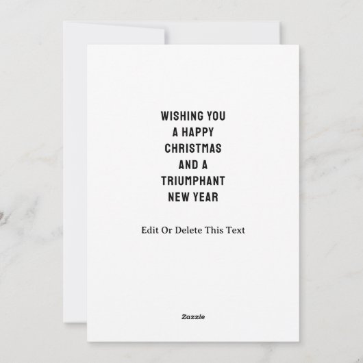 Funny Baseball Kerstmis Feestdagenkaart (Achterkant)