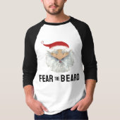 Funny Baseball Kerstmis T-shirt (Voorkant)