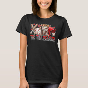 Funny Baseball Lover Dit is het seizoen van de hon T-shirt