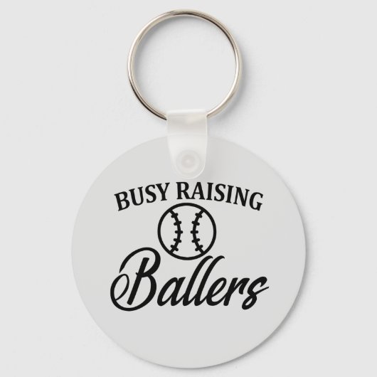 Funny Baseball papa Sleutelhanger (Voorkant)