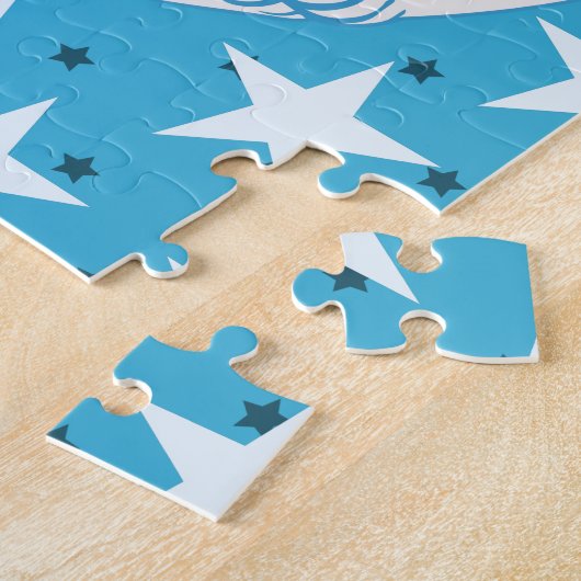 Funny Baseball Player Star Softball Ball Name Legpuzzel (Zijkant)