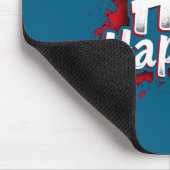 Funny Baseball Quote Gift Hit Happens  Muismat (Hoek)