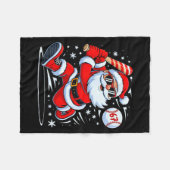 Funny Baseball Santa 67 Christmas Xmas Pajamas Boy Fleece Deken (Voorkant (Horizontaal))