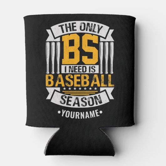 Funny Baseball Sarcasm Blikjeskoeler (Achterkant)