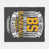 Funny Baseball Sarcasm Fleece Deken (Voorkant (Horizontaal))