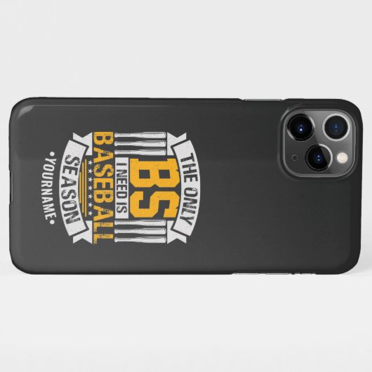 Funny Baseball Sarcasm iPhone Hoesje (Achterkant horizontaal)