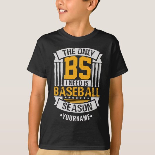 Funny Baseball Sarcasm T-shirt (Voorkant)