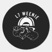 Funny Baseball Softball Season Apparel  Ronde Sticker (Voorkant)