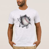 Funny Baseball T-shirt (Voorkant)