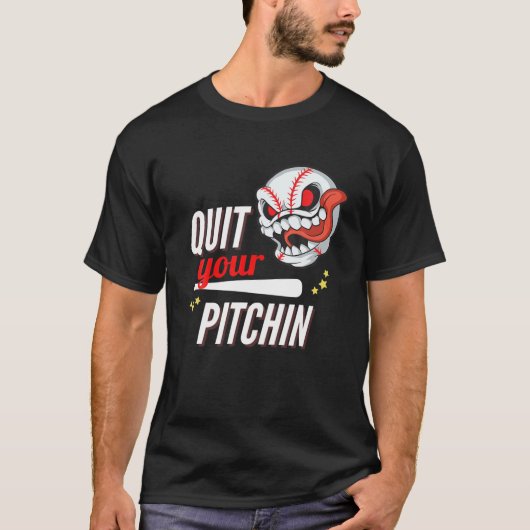 Funny Baseball T-shirt (Voorkant)