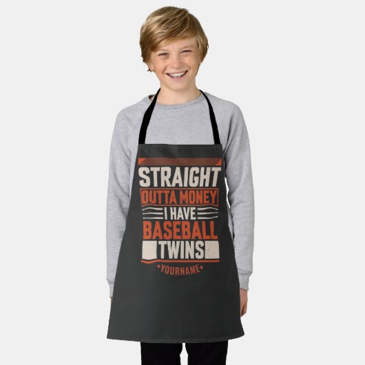 Funny Baseball Twin Parent Gift Schort (Gedragen)