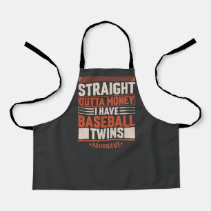 Funny Baseball Twin Parent Gift Schort