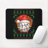 Funny Baseball Xmas Boys Men Women Kids Ugly Chris Muismat (Met muis)