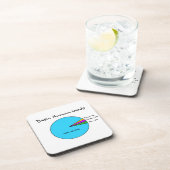 Funny Basic Human Needs voor computerliefhebbers Drankjes Onderzetter (Rechterzijde)