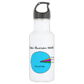 Funny Basic Human Needs voor computerliefhebbers Waterfles (Voorkant)