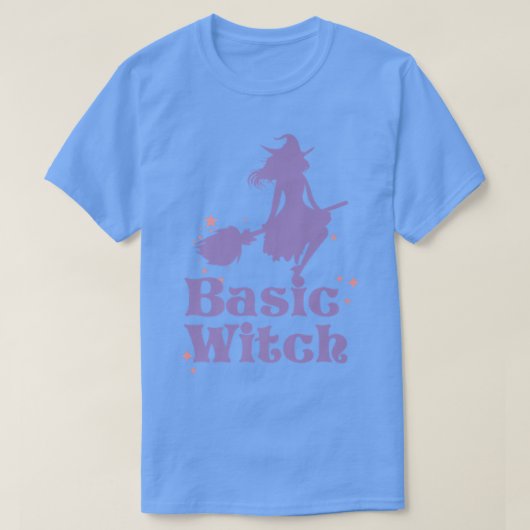 Funny Basic Witch Halloween Party Costume T-shirt (Design voorkant)