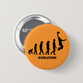 Funny basketbal ronde button 5,7 cm (Voorkant /achterkant)