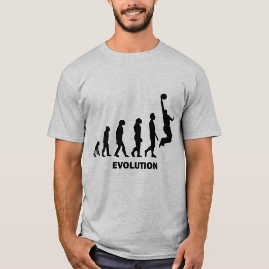 Funny basketbal t-shirt (Voorkant)