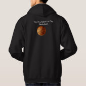 Funny Basketball Balls Logo, Hoodie (Achterkant)