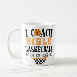 Funny Basketball Coach Coffee Mok Girls Coaching