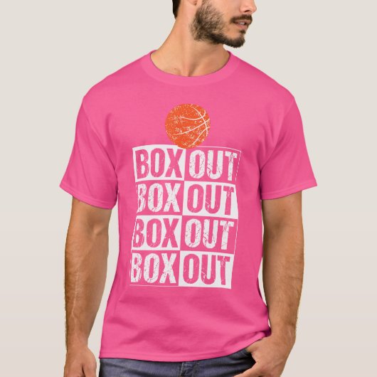 Funny Basketball Coach Tshirt Gift Box Out Gezegde (Voorkant)