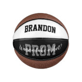 Funny basketball Hoco Prom-voorstel cadeauidee Basketbal (Voorkant)