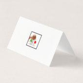 Funny Basketball-kerstkaarten Kaart (Achterkant)