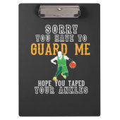 Funny Basketball Klembord (Voorkant)