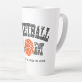 Funny Basketball mama Latte Mok (Rechterhoek)