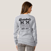 Funny Basketball mama T-shirt (Achterkant volledig)