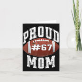 Funny Basketball Mom 67 Meme Proud Mama Design Kaart (Voorkant)