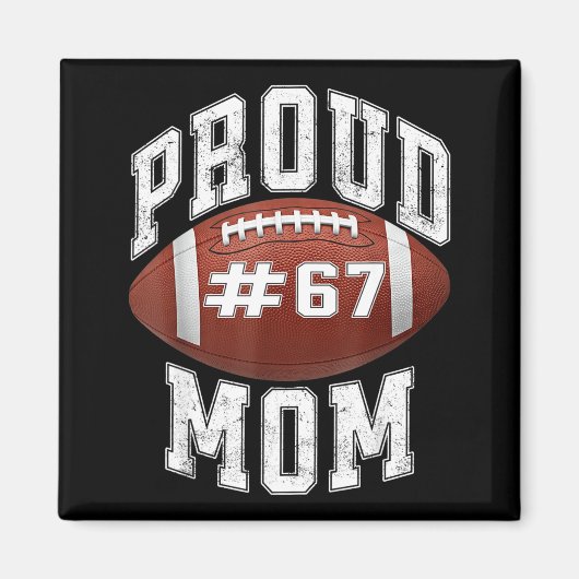 Funny Basketball Mom 67 Meme Proud Mama Design  Magneet (Voorkant)