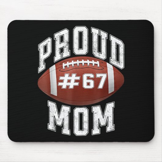 Funny Basketball Mom 67 Meme Proud Mama Design  Muismat (Voorkant)