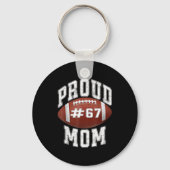 Funny Basketball Mom 67 Meme Proud Mama Design  Sleutelhanger (Voorkant)