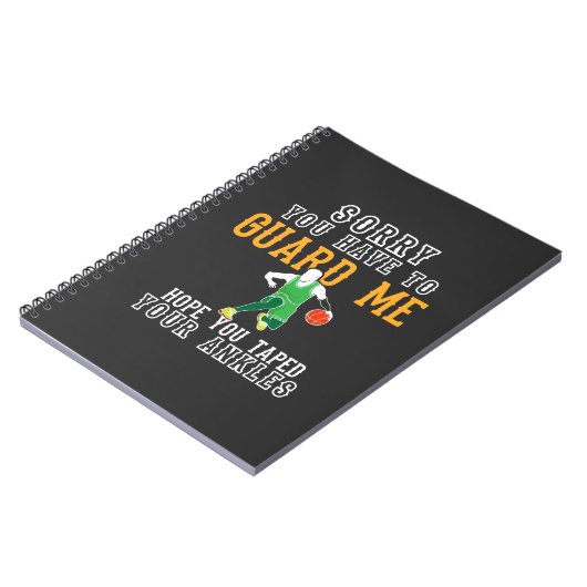 Funny Basketball Notitieboek (Linkerzijde)