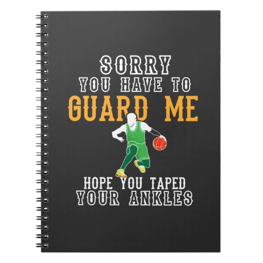 Funny Basketball Notitieboek (Voorkant)