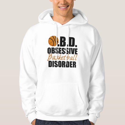 Funny Basketball Player Hoodie (Voorkant)