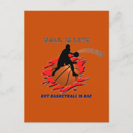 Funny Basketball Slogan Briefkaart