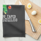 Funny Basketball Theedoek (Quarter Fold)